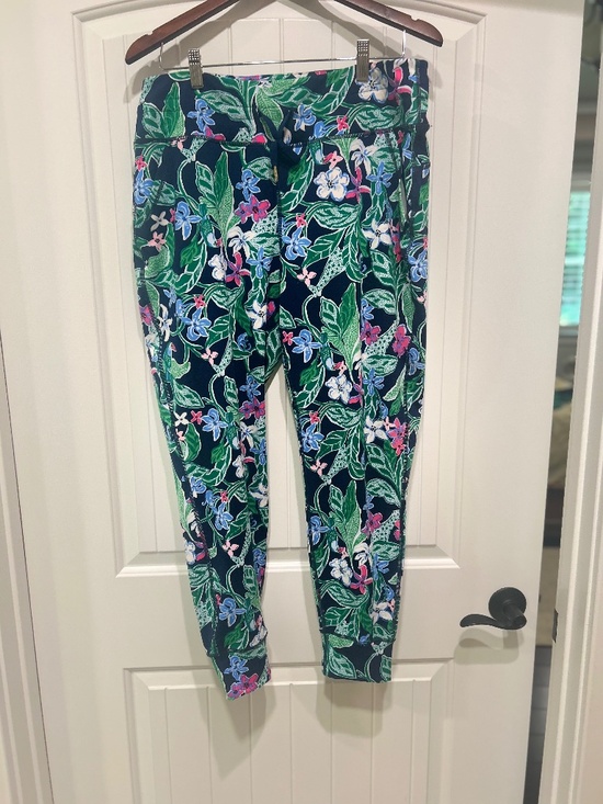 Lilly Pulitzer Pants - Lilly Pulitzer Navy Floral Print Pants